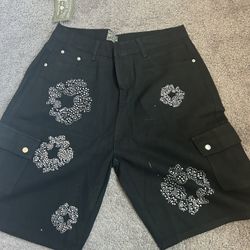 Black Denim Tear Jorts
