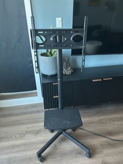 Rfiver Mobile TV Cart with Power Outlet