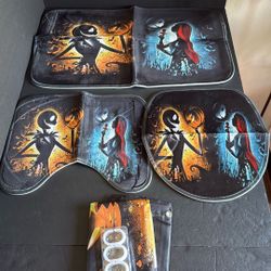 Halloween Bathroom 4pcs Set New Unused 