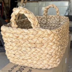 Pottery Barn Vera Low Basket