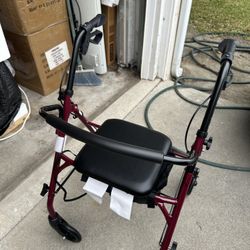 Walker With Seat