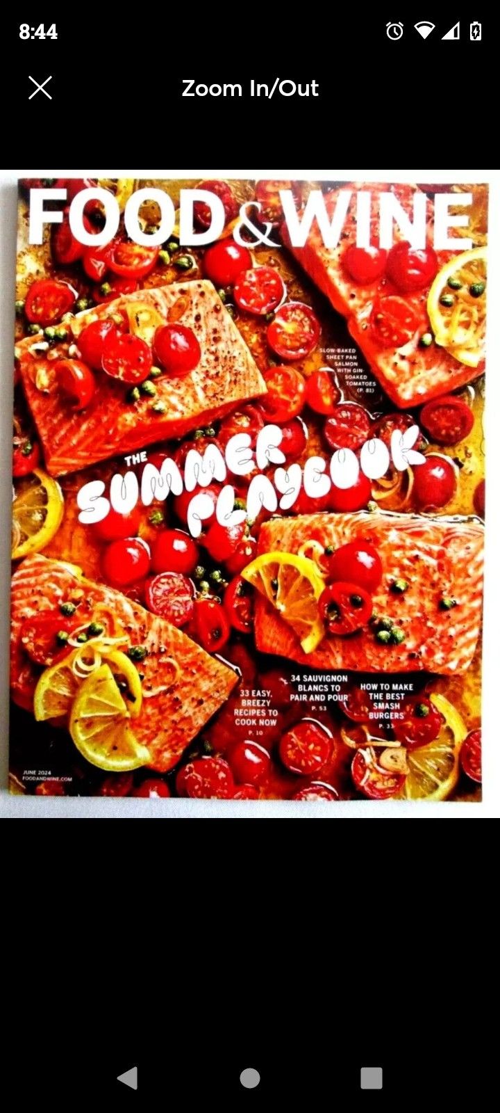 FOOD & WINE SUMMER PLAYBOOK JUNE 2024
