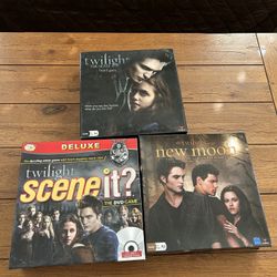 3 Collectors Vintage Twilight New Moon Saga Games (New) 