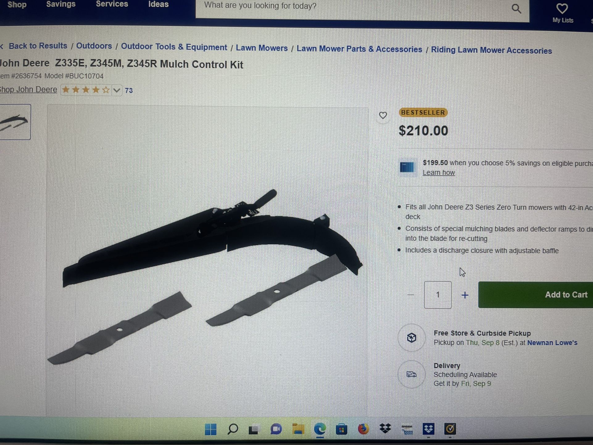 John Deere Mulch Control Kit