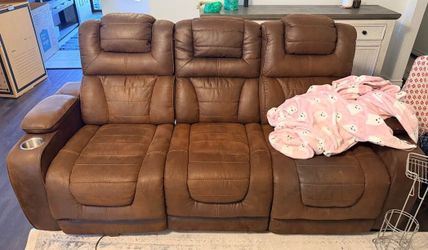 Leather couch