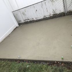 Concrete. base for shed.