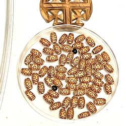 Celtic Pendant & Jamaican Beads