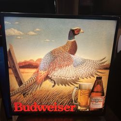 Budweiser Beer Sign