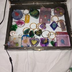 Homade Keychains, Necklaces & Coasters