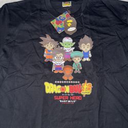 Bape X Dragón 🐉 Ball Z Collab T Shirt size XL