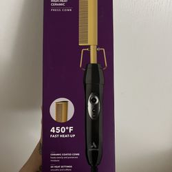 heat pressing comb