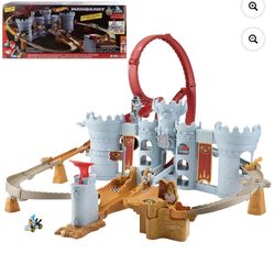 Hot Wheels Mario Kart Bowser's Castle Track Set