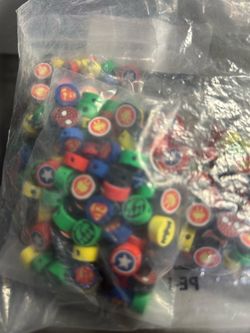 Superhero Polymer Clay Beads 300 Count