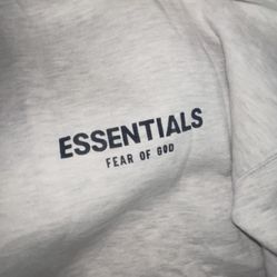 Light Oatmeal Essentials Hoodie 