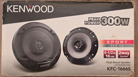 Kenwood KFC-S1666 6.5"/16cm  2-Way Coaxial Car Speakers