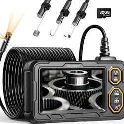 Dual Lens Endoscope Camera with Light