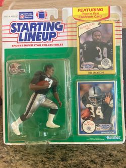 1990 NFL Starting Lineup Bo Jackson Oakland Raiders Figure