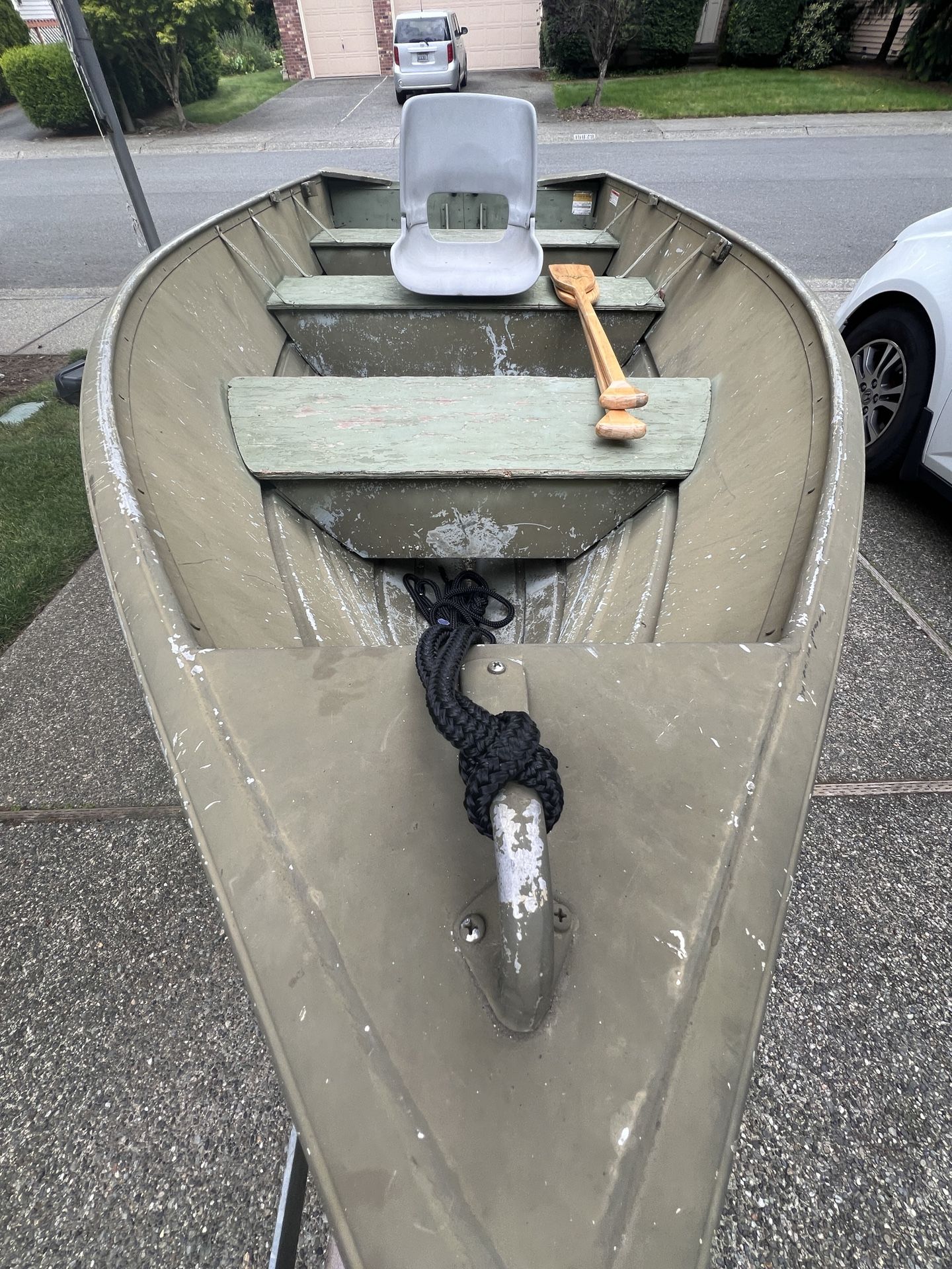 1989 Gregor Aluminum Welder 12’ Boat