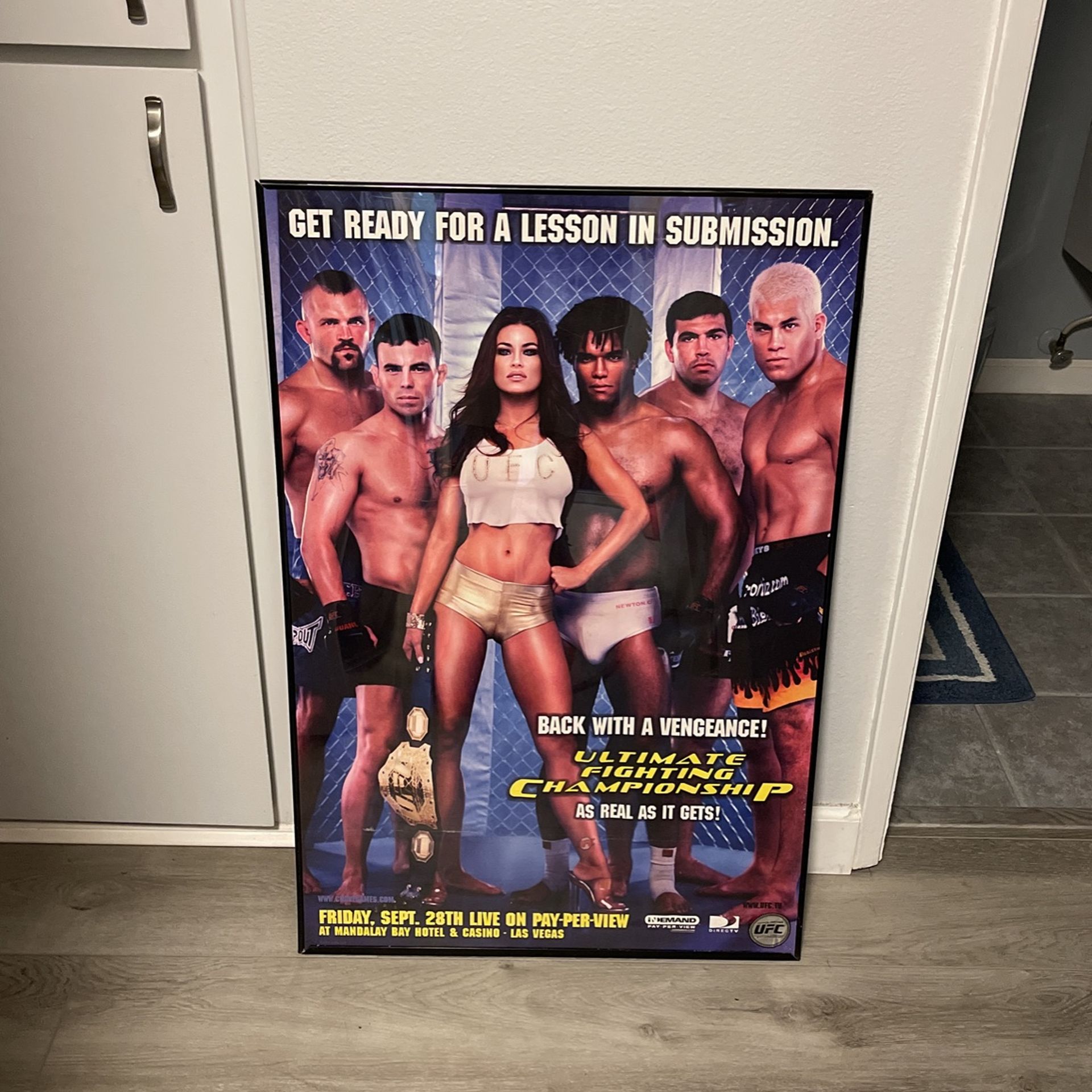 UFC BACK WITH A VENGEANCE poster 24 X 36