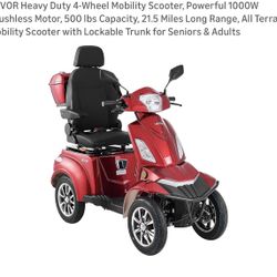 VEVOR. Heavy Duty,  4-Wheel Mobility Scooter.