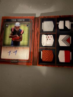Tyquan Thornton New England patriots panini rookie signature locker RPA #25 football card