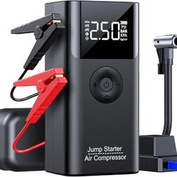 Jump Starter with Air Compressor, 3500A 150PSI Portable Car Battery Jump Starter Pack, for Up to 9.0 Gas/8.0L Diesel Engine, 12V Jump Box with 