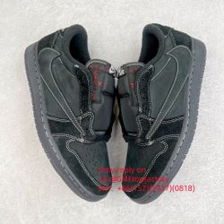 Travis Scott x Air Jordan 1 Retro Low OG SP 'Black Phantom'