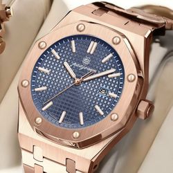 Rose Gold Men’s Watch