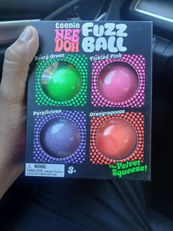 Needoh Teenie Fuzzball 4PK