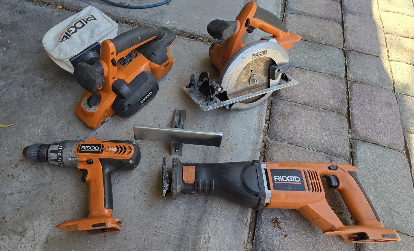 Rigid Cordless Tools Saws, Hammer Drill, Planer, Charger