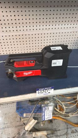 Milwaukee teansfer pump with battery only