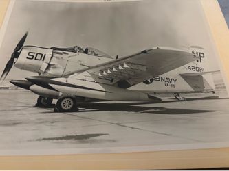 Last A1J Skyraider produced by Douglas Aircraft  8X10