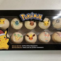 Pokémon Mini Christmas Ornaments
