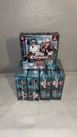 NFL TOPPS CHROME 2025 MEGABOX NEW SEALED IN HAND
