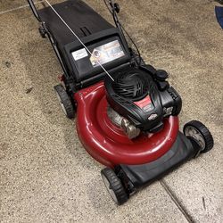 21” gas lawn mower with bag running great
