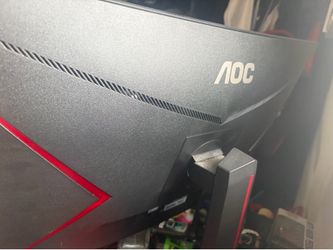 Aoc 24in 165 hz gaming monitor barely used