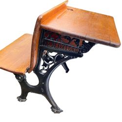 Antique New Oxford School Desk