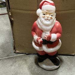 Christmas Blow Mold Santa 22 Inches 