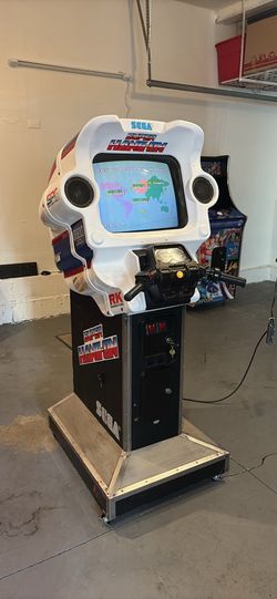 Sega Super Hang On arcade game