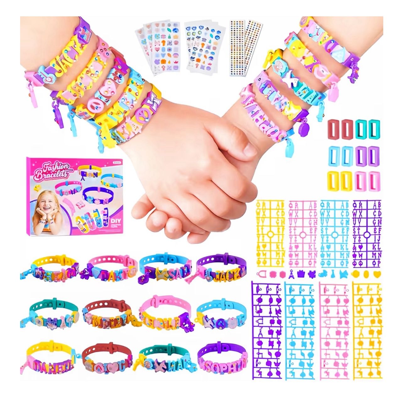 Brandnew Art & Craft Kits Friendship Bracelet Making Kit 12 Sets - DIY for Girls and boys Ages 5 6 7 8-12, Creative Arts Crafts Christmas & Birthday P