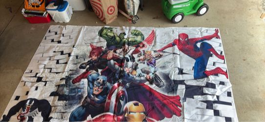 Avengers backdrop party