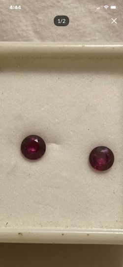 Two 4mm Songea Rubies