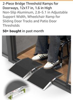 NEW WHEELCHAIR/CART ETC. THRESHOLD RAMPS