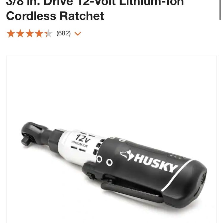 Husky sale electric ratchet