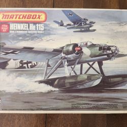 Matchbox PK-401 HEINKEL HE 115 Aircraft 1:72 Model WWII Airplane Kit
