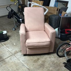 Pink Nursing Rocking Recliner 