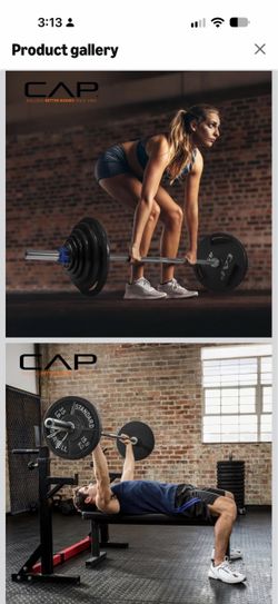 CAP Barbell 6-Foot Solid Olympic Bar - great for learning and training