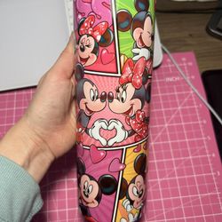 Minnie And Mickey Mouse Tumbler