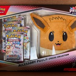 sealed Pokémon TCG Prismatic Evolutions Pouch Special Collection X12 @ $45 Each