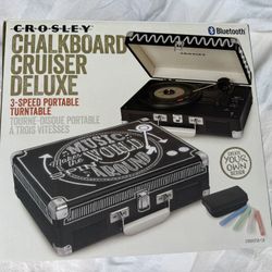 Crosley Cruiser Deluxe Bluetooth Turntable – Brand New in Box 💲50 – Carlsbad/North County SD 